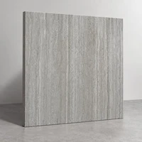 Ash Grey Banded Travertine Look Tile