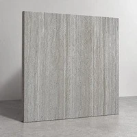 Ash Grey Banded Travertine Look Tile factory