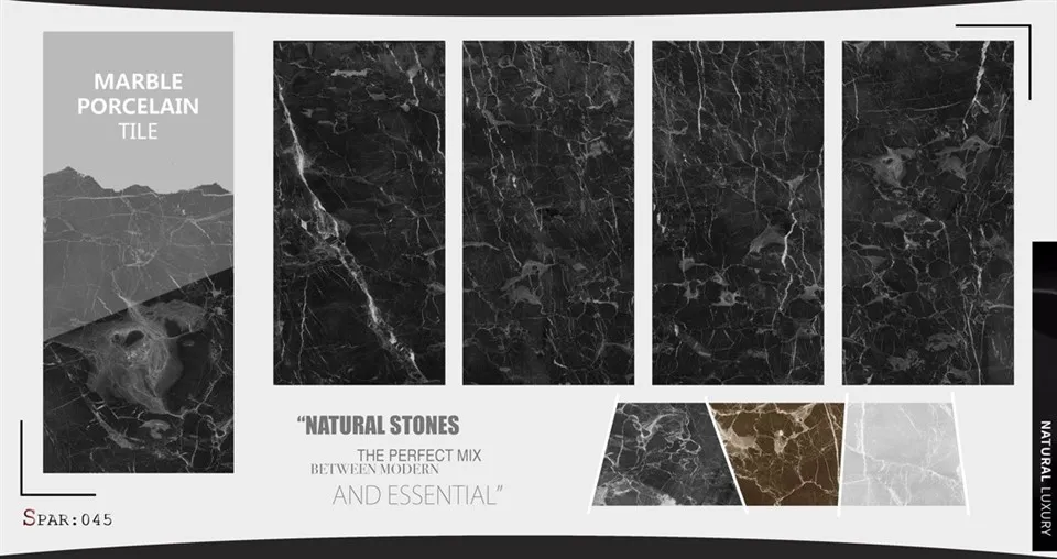 Black Luxury Polished Tiles