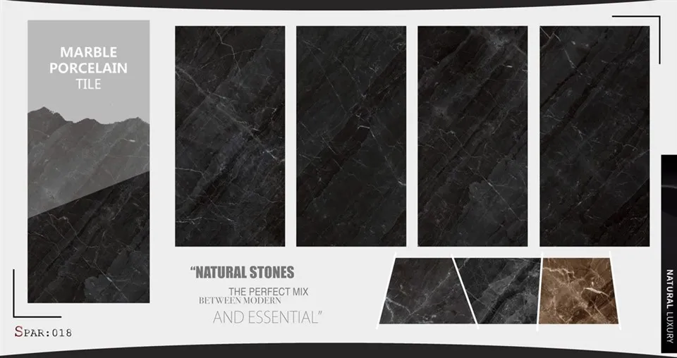 Black Luxury Polished Tiles