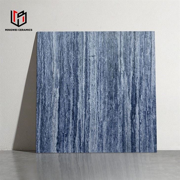 Blue Grey Mineral Stripe Travertine Tile price