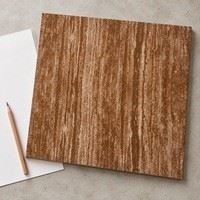 Copper Brown Veined Travertine Effect Tile high quality