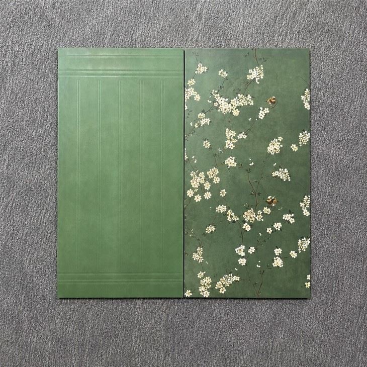 Green Floral Porcelain Accent Tiles suppliers