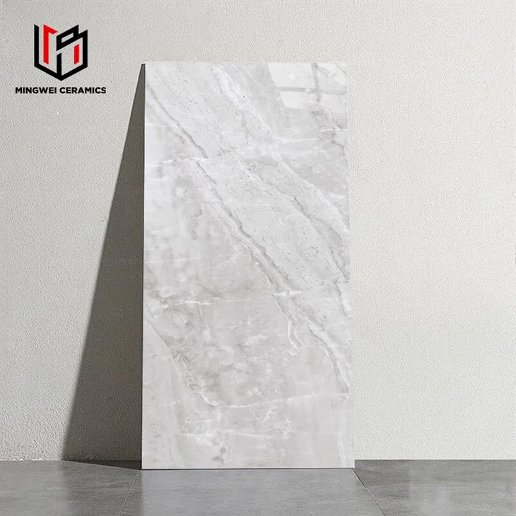 Ivory Vein Glossy Ceramic Tiles