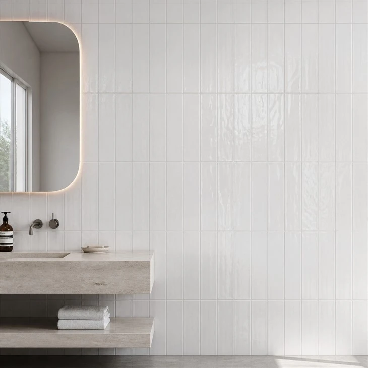 Pure White Glossy Wall Tiles best