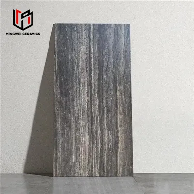Black Travertine Inspired Tile