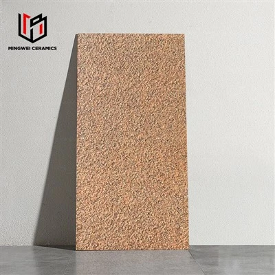 Copper Aggregate Look Matte Paving Surface