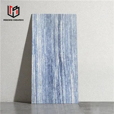 Ocean Blue Luxury Stone Effect Tile