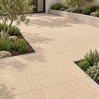 Sand Mineral Grain Textured Courtyard Tile